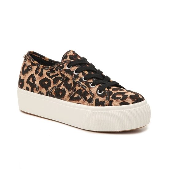 cheetah platform sneakers